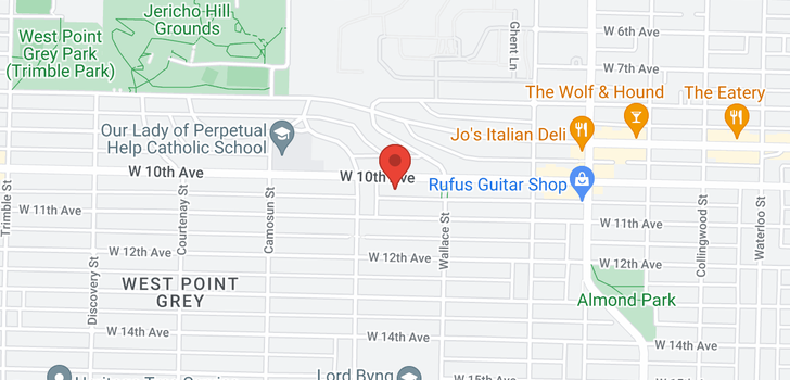 map of 3968 W 10TH AVENUE